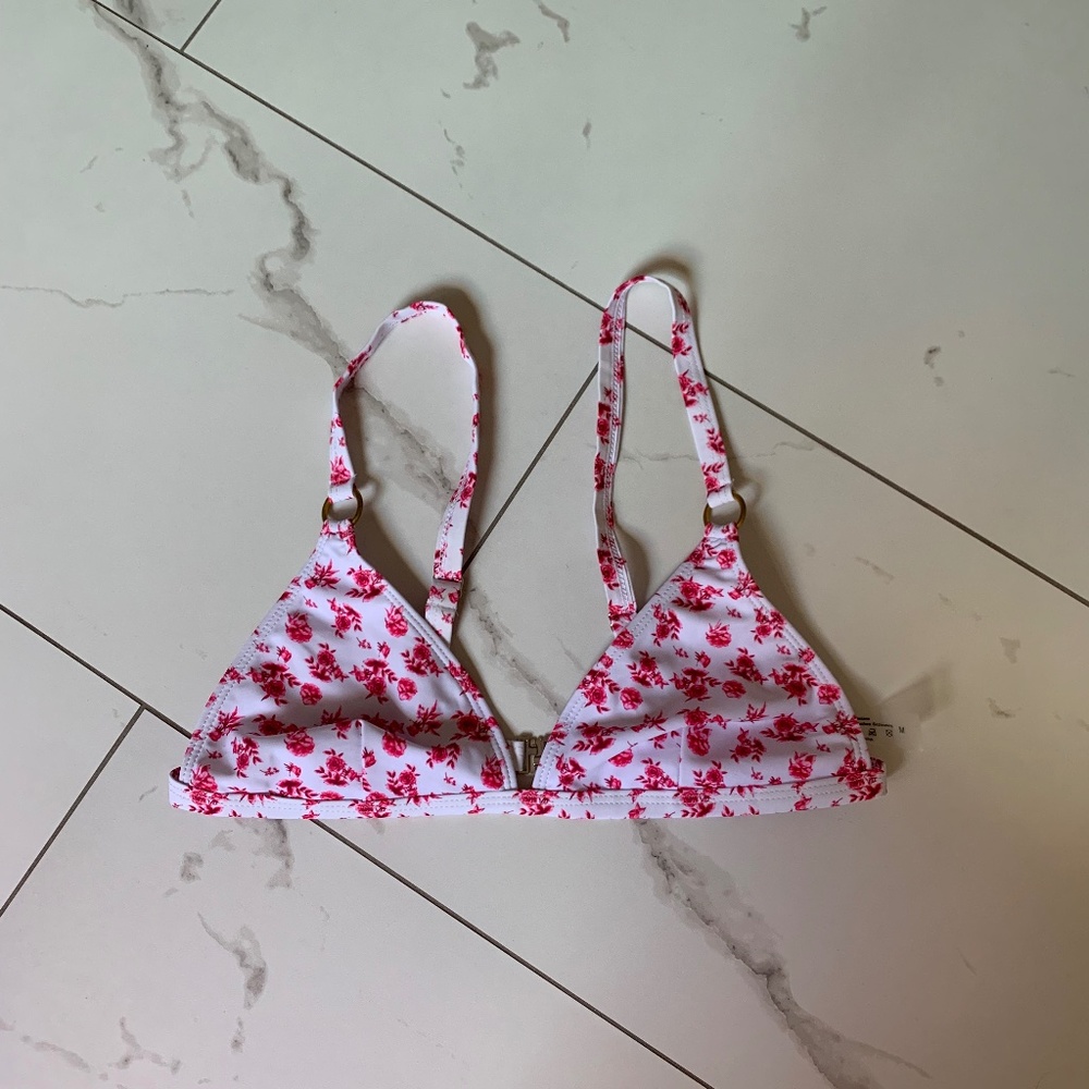 FLORAL BATHING SUIT TOP